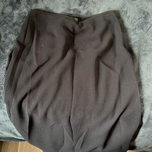 The limited long black skirt size 10